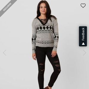 Gilded Intent Open Weave Sweater